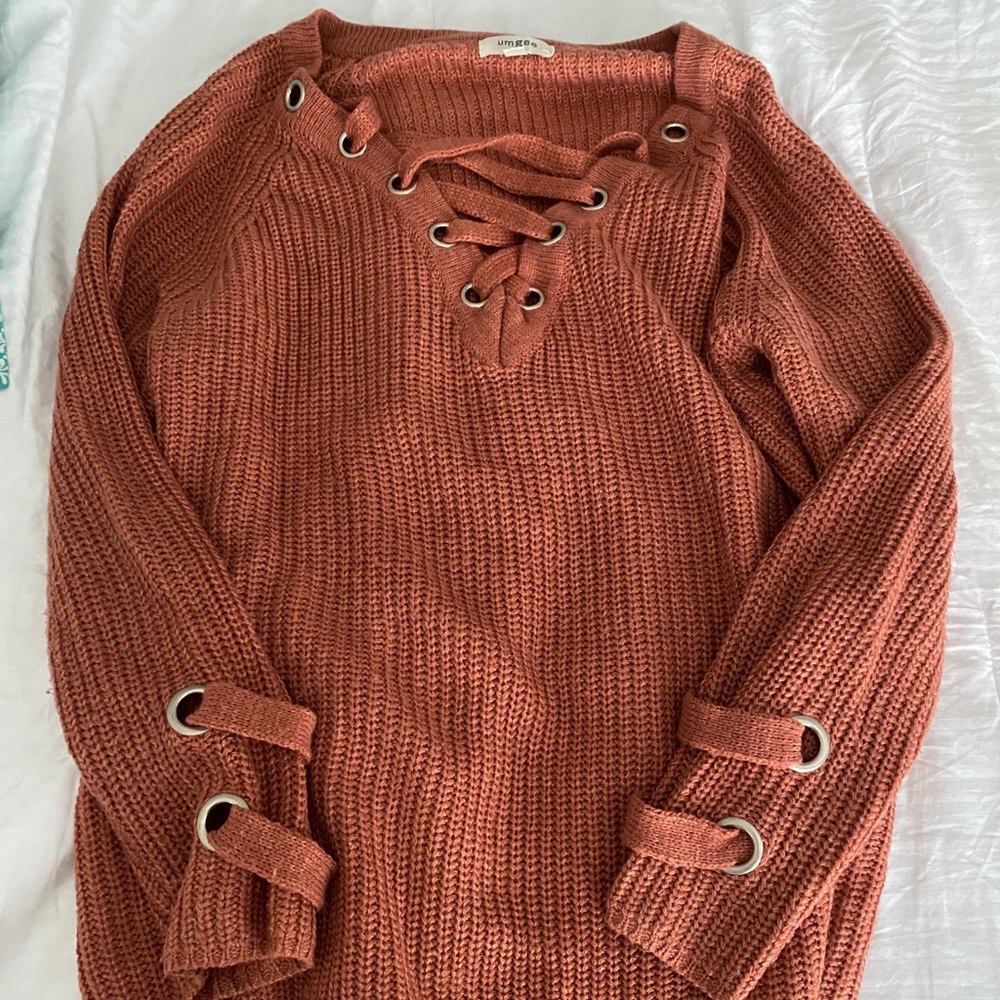 Rust Orange Sweater